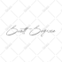 design hand drawn signature, cursive logo or autograph