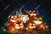 carve your logo or text on halloween pumpkin