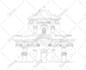 draw color illustration, urban sketch, cityscapes, product