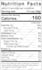 create a nutrition facts panel for your label