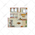 create hand drawn, fully colored floor plans for your airbnb listing