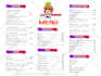 do digital menu board, static tv menu, modern menu design