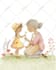 draw warm and gentle children storybook illustrations for you