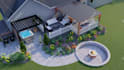 design tennis court, basketball court, volleyball court, soccer court