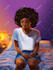 make stunning african american character illustration
