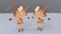 model, rig and animate 3d character,object for game,printing