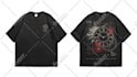 design premium futuristic, artsy, edgy style streetwear in 24 hours