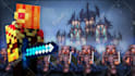 make a professional minecraft smp or hypixel skyblock youtube thumbnail