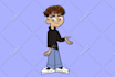 draw you as a danny phantom character