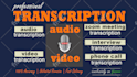 transcribe interview, zoom meeting, phone call, or any audio, video transcript