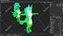 retexture and setup vrchat furry avatars for  PC and quest