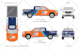 make awesome car wrap design, van wrap, and any vehicle