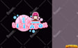 create cute vtuber logo design for vtuber streamer chibi style