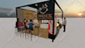 design or redesign a coffee shop, kiosk, mini shop, stall, or booth with 3d