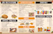 design menu board or static menu flyer ready to print