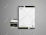 design a business card with a qr code with a free letterhead design