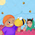 draw cute illustration and background