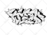 create your name or your brandname in graffiti letters