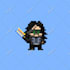 create a chibi pixel art character