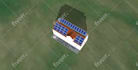 design 3d solar pv power plant layout and do shadow analysis