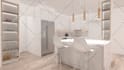 do bathroom, kitchen interior design and realistic renders