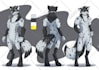 create a custom furry and fursona reference sheet