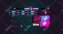 design cool twitch overlay stream pack in 24 hours