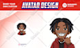 make potrait pfp avatar icon for youtube, twitch, vtuber