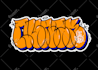 create graffiti throw up, graffiti bubble for your logo