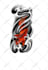 design a tattoo in black and white or in color