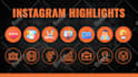 design instagram highlight story icons