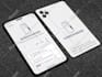 do iphone style business card