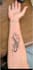 do floral and minimalist tattoo design