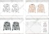design clothing tech pack and flat sketch for manufacturer