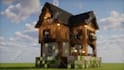build minecraft lobby, map, house, spawn in java or bedrock
