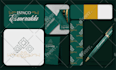 design a minimal logo and full visual brand identity