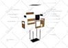 create furniture layout plan with dimensions for your interior