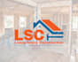 design real estate mortgage plumbing and construction logo