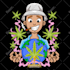 create unique cannabis, marijuana theme design for t shirt