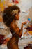 make stunning african american character illustration
