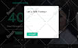 design creative one page website psd template