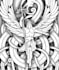 create celtic, nordic, viking, runes tattoo vector stencil design