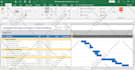 create gantt chart, raci chart, wbs in excel