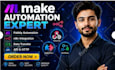 build make com automation, fix workflows, n8n zapier pabbly connect boost space