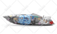 create high level boat wrap design in 24 hours