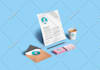 design original and metaphorical logo and social media kit