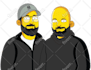 draw yellow cartoon in yellow portrait