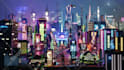 do realistic 3d illustration and background concept art
