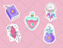 draw cute magic custom stickers, doodles, clip art, illustrations in my style