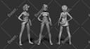 do 3d character modeling and 3d sculpting for 3d print